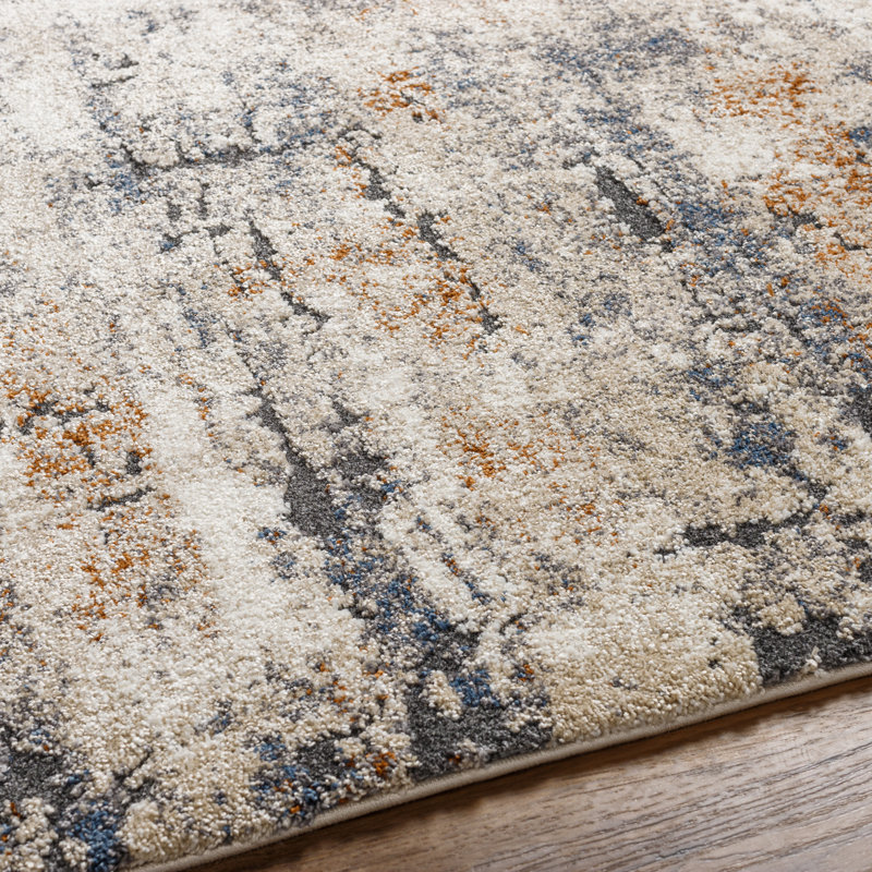 Dunigan Abstract Indoor Rug, Square 7'10"