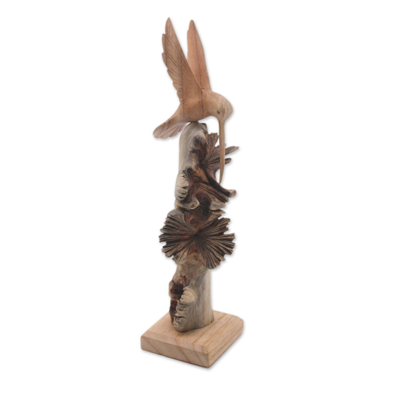 Sculpture en bois Volfango Hummingbird
