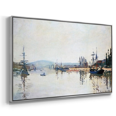 La seine en dessous de Rouen, 1872, reproduction d'art sur toile