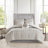 6 Piece Embroidered Cotton Reversible Comforter Set Ivory Full/Queen-119181154