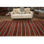 Tapis rayé en laine 5 x 5