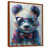 Brown Floater Framed