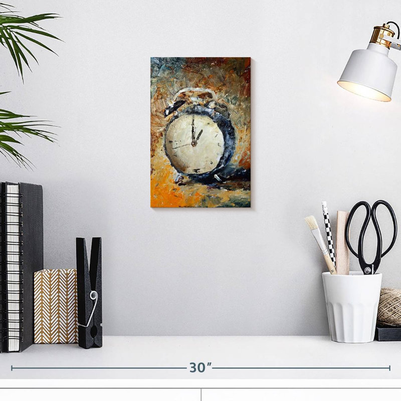 Kerner Abstract Clock, 12" H x 8" W