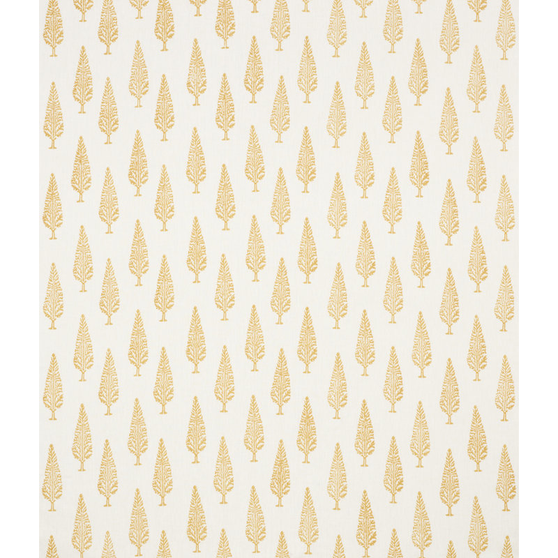 Juniper Block Print Fabric, Yellow