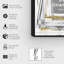 Infinite Glam Light Grey - impression sur toile-25182794-119864399-22662560