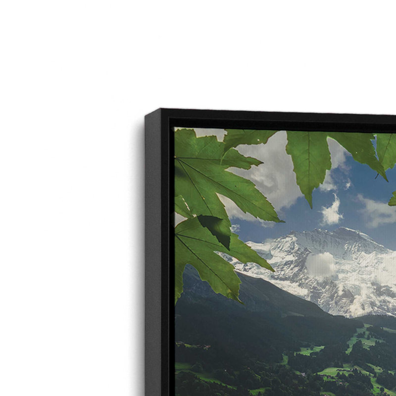 «Majestic View III» par Martin Podt, reproduction d'art, L 12 po x H 8 po, Noir, Toile avec cadre