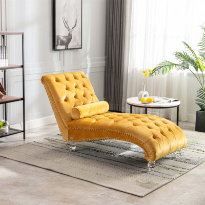 Chaise longue rembourrée Daria