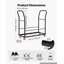 Commercial Folding Chair Cart Holds Up to 25 Chair Vertical Placement, for Large Events, Heavy-Duty Carbon Steel, Easy to Move, 300 lbs Capacity Storage Dolly Holder, with Locking Wheels, Handle