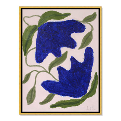 Blue Anemones No. 02 Print by Camilla Bergqvist