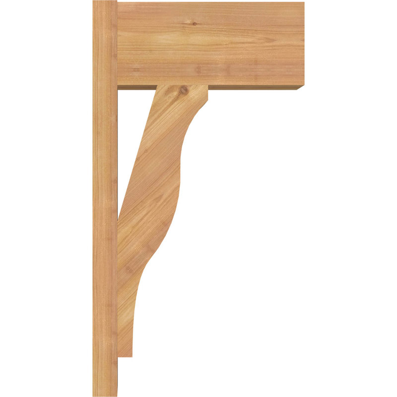 Funston Block Outlooker, 14" D x 26" H, 7 1/2" W Western Red Cedar (Smooth)