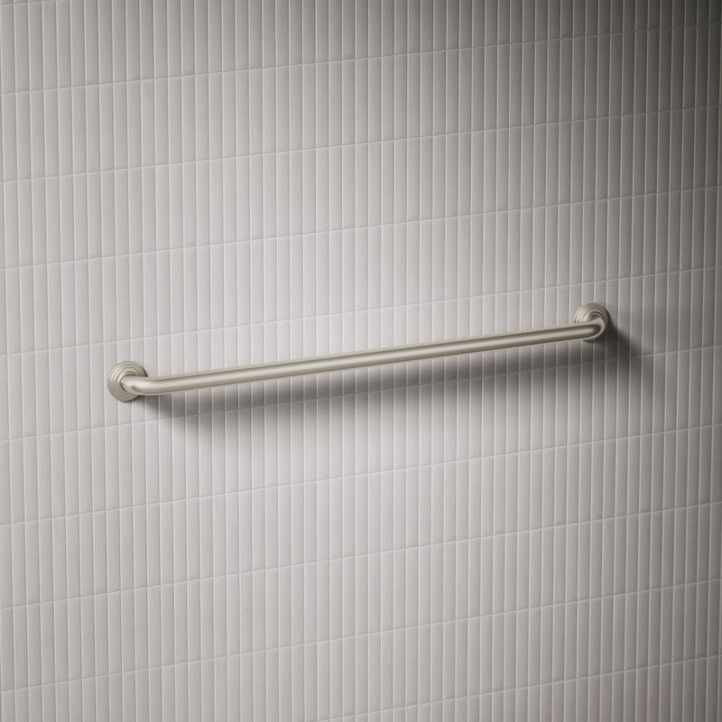 Traditional Grab Bar, Vibrant Brushed Nickel, 36"W