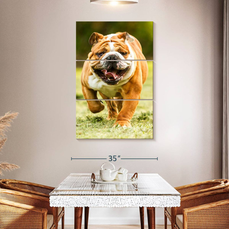Brampt Running Dog, 50" H x 32" W