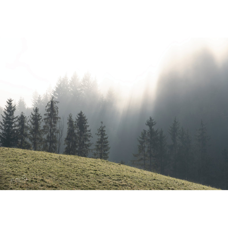 " Mountain Glory " by Martin Podt, 8" H x 12" W, No, Wrapped Canvas