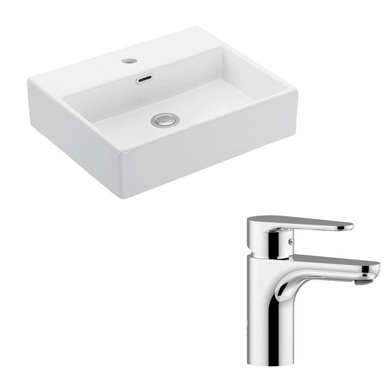 Quattro 19.5'' L Bathroom Sink