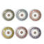 Florentine Tea Bowl & Saucer, Set of 6, Mixed Colours
