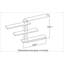 Marinel 3 Piece Tiered Tiered Shelf with Adjustable Shelves-1063809062