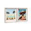 Yellow Spring Lounging Set of 2 Shadowbox Floating by Oliver Gal-616638444-616638446