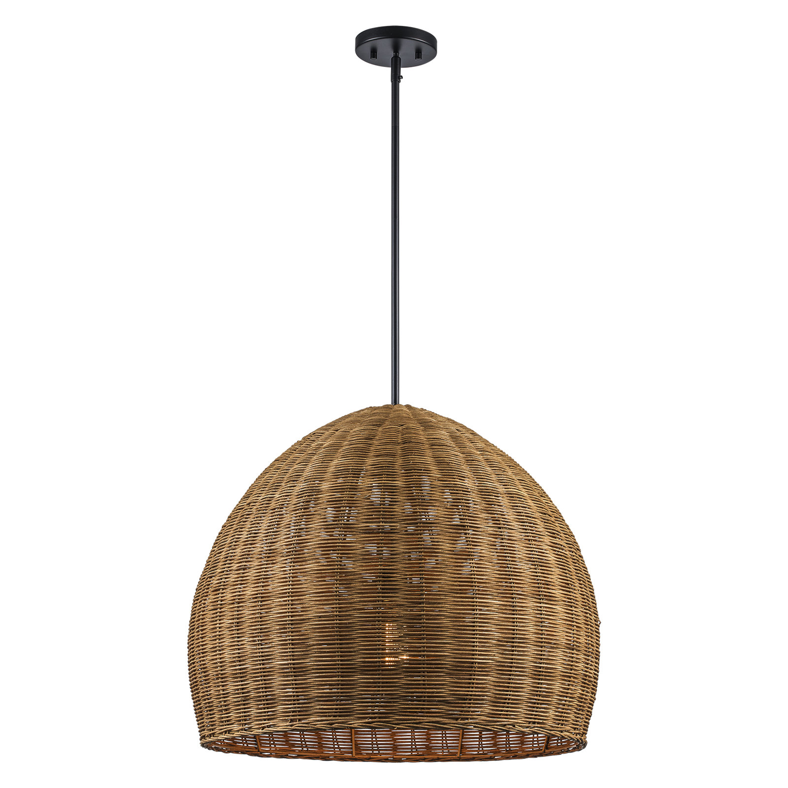 Pippa 1 - Light Woven Pendant, 58.5" H x 24" W x 24" D