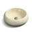 17.7'' Handmade Circular Bathroom Sink with Antique Carved Pop-up Drain-120866986