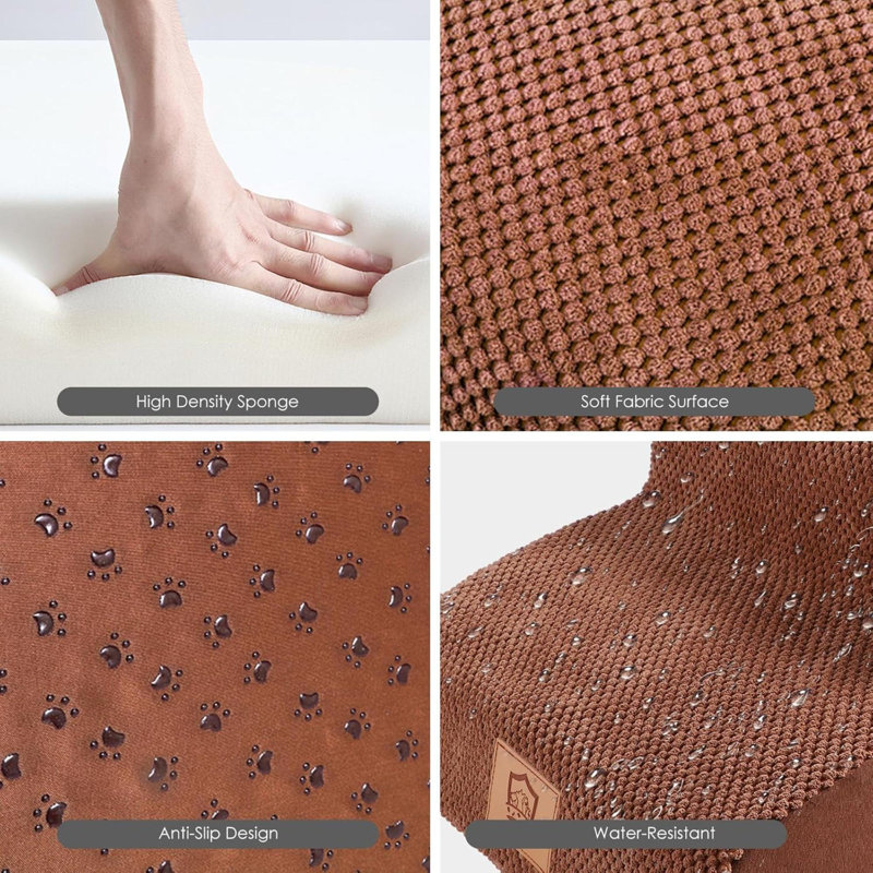 Fabric Floor Cushion, Brown