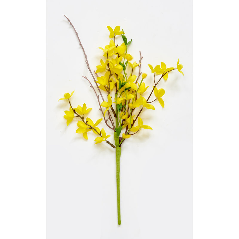 16" Artificial Forsythia Pick, Set of 6