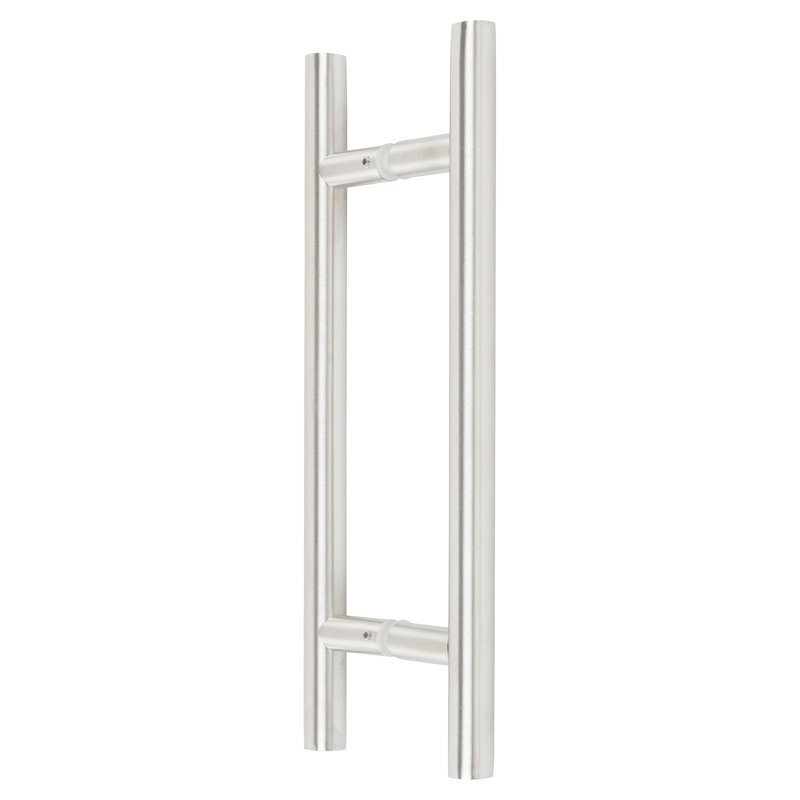 Plaque de poignée échelle, Chrome poli, H 12 po x l 4,6 po x P 0,75 po