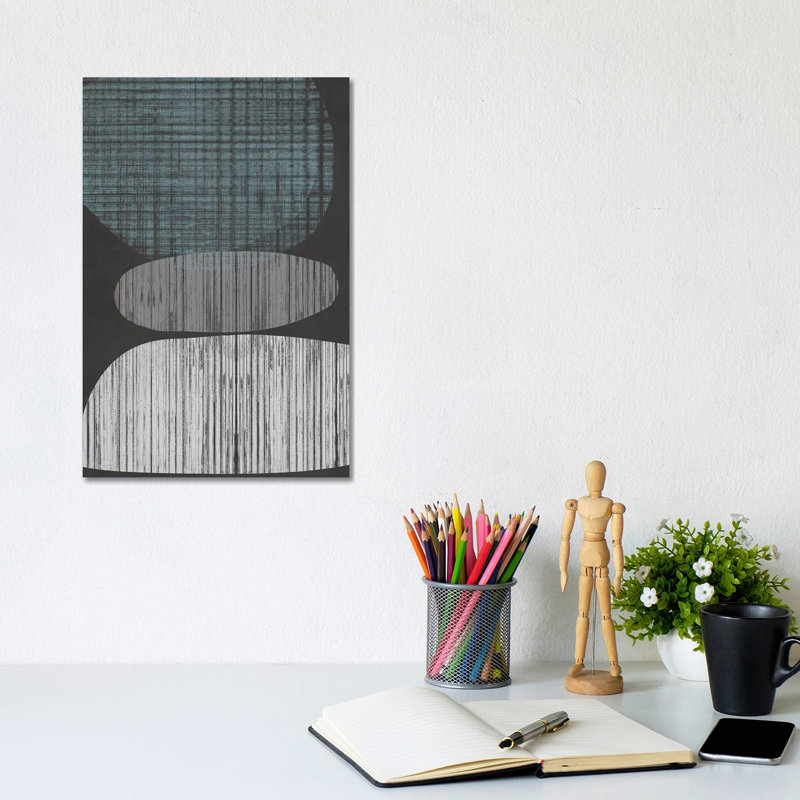 Resting Shapes II by Jennifer Goldberger - Wrapped Canvas Print, 20.32 cm H x 30.48 cm W