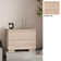 Leonardo - Modern and linear nightstand assembled