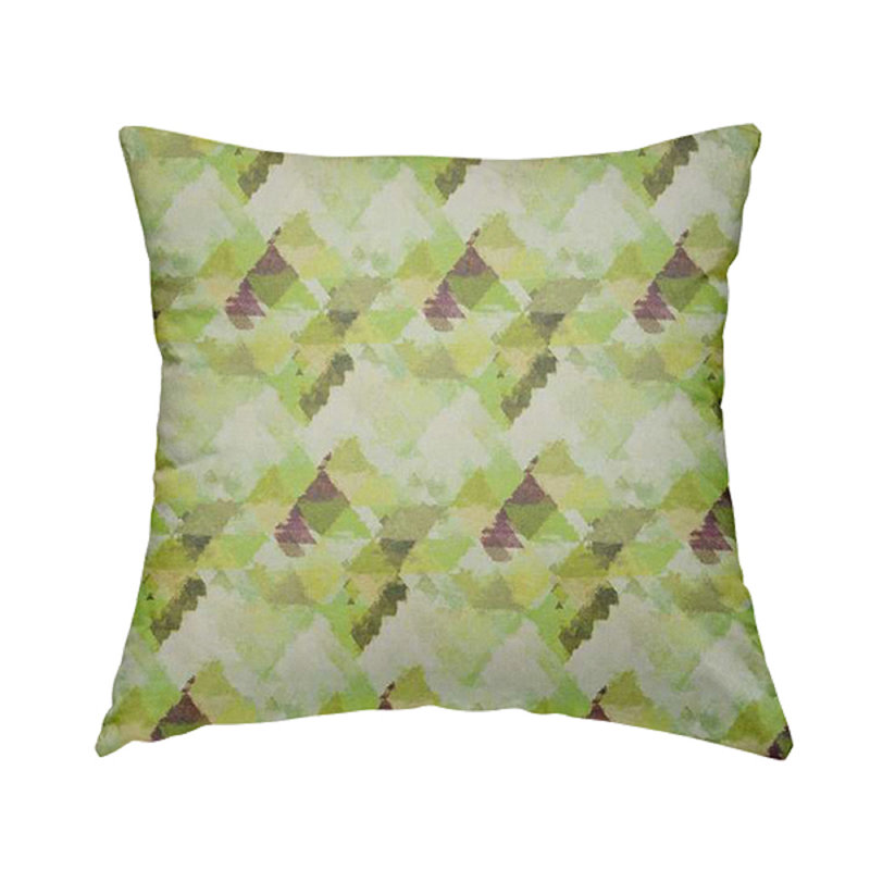 Hytop Geometric Rectangular Cushion, Green