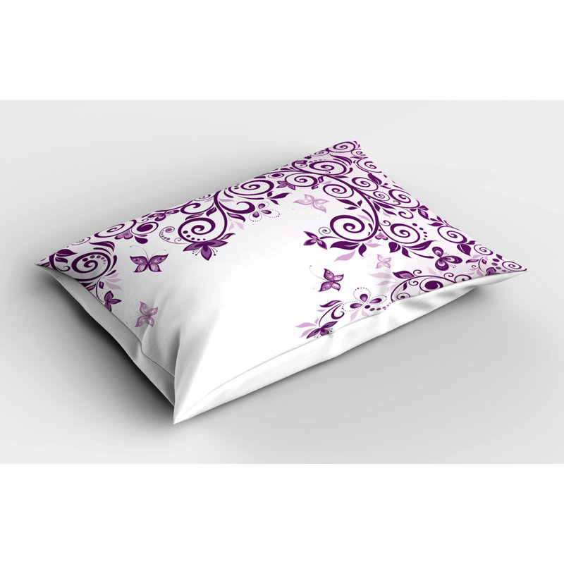 Mauve Polyester Sham Set, Queen