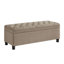 Banc de rangement en mélange de lin Meshell-183143181