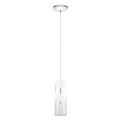 Luminaire suspendu cylindrique à 1 lumière Mishti