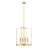 Keldric 4-Light Pendant in Brass-364132468