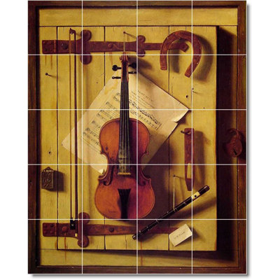 48" x 60" Ceramic Painting Decorative Mural Tile 12" x 12"