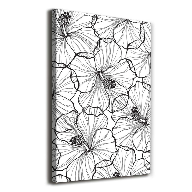 Hibiscus - Wrapped Canvas Print