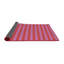 Tapis rouge à rayures Dinesh-793800084