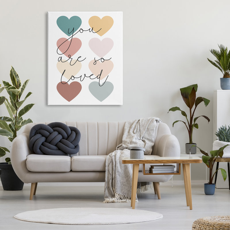 Vous êtes des cœurs aimés par Katie Griggs, H 48 po x l 36 po x P 1,5 po