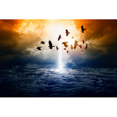 Dramatic Nature Background by Ig0rZh - Wrapped Canvas Print