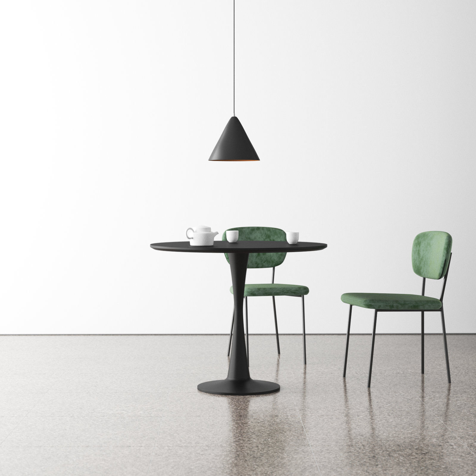 Imperial 36" Dining Table, Black