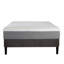 Matelas hybride à ressorts ensachés à mémoire de forme moyenne-953219143