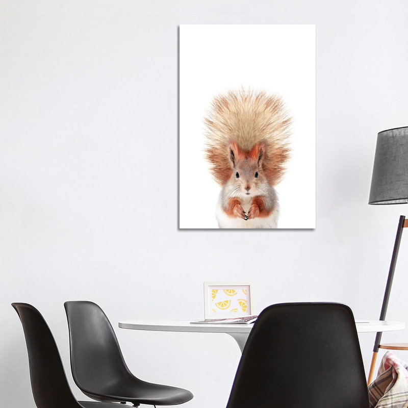 Baby Squirrel by Sisi & Seb - Wrapped Canvas Print, 101.6 cm H x 66.04 cm W x 1.91 cm D
