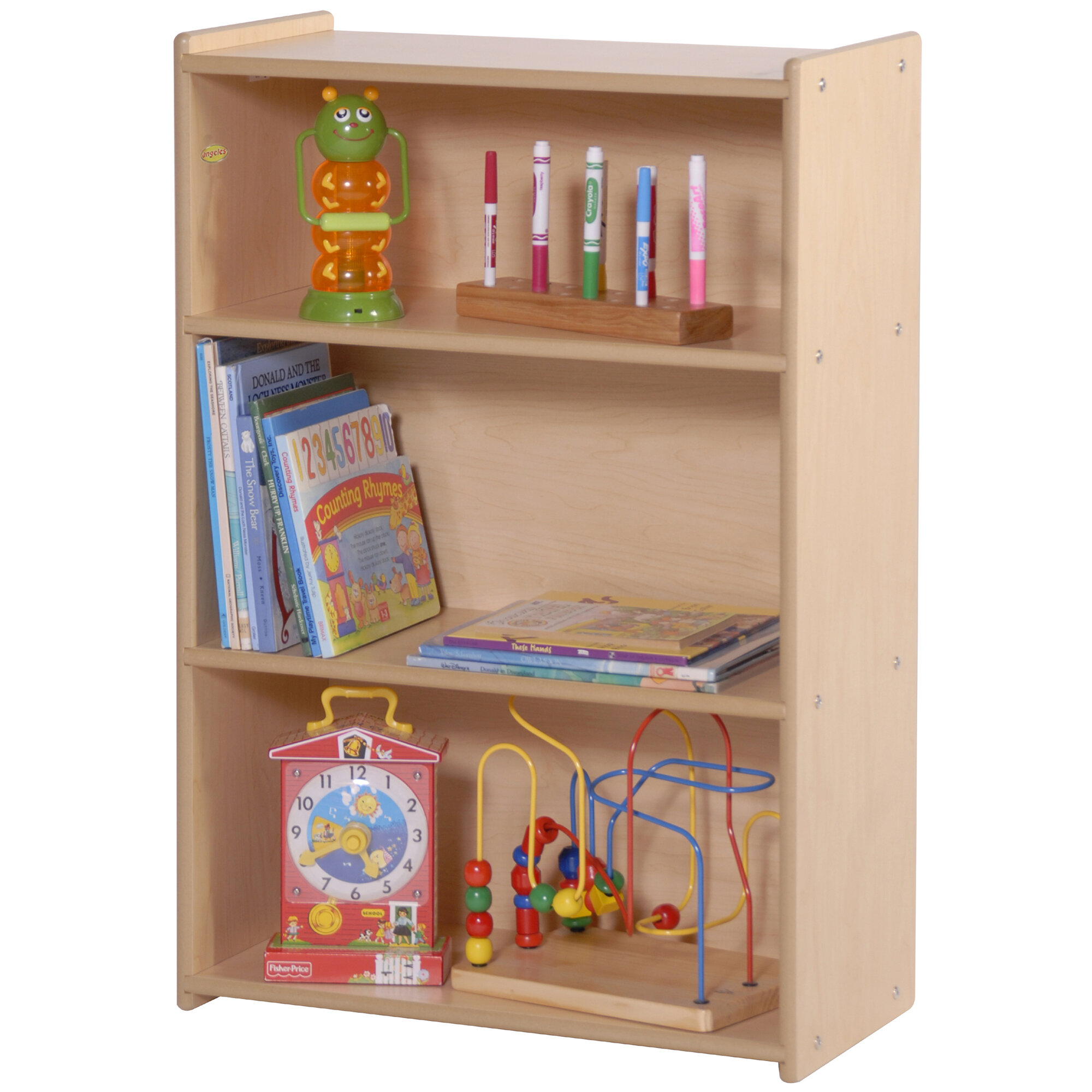 Angeles Value Line 3 Compartment Shelving Unit & Reviews | Wayfair