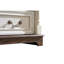 Commode de chambre rustique en bois à 5 tiroirs de style ferme - Solution de rangement robuste et durable pour la chambre à coucher et le salon