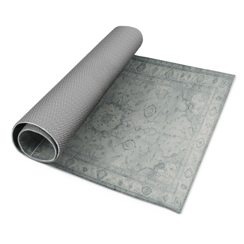 Tapis vert d'intérieur et d'extérieur Tabriz, Rectangulaire 3 pi x 5 pi
