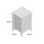 Kingsbury 44cm W Solid Wood Bedside Table-37097334