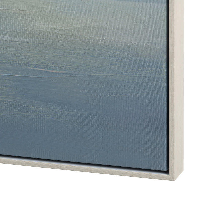 Serendipity Nautical Framed Canvas Boat Wall Art