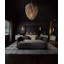 Large Leather Fringe Chandelier w/ Crown-367192913-380940079