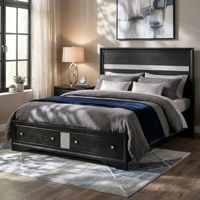 Sana Solid Wood Platform Bed