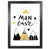Black Grain Frame