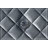 1pc Glam 3-Drawer Nightstand Velvet Tufted Drawer Front Jewelry Tray Faux Crystal Drawer Knobs